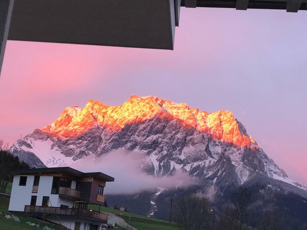 Panoramablick Apartman Lermoos Kültér fotó